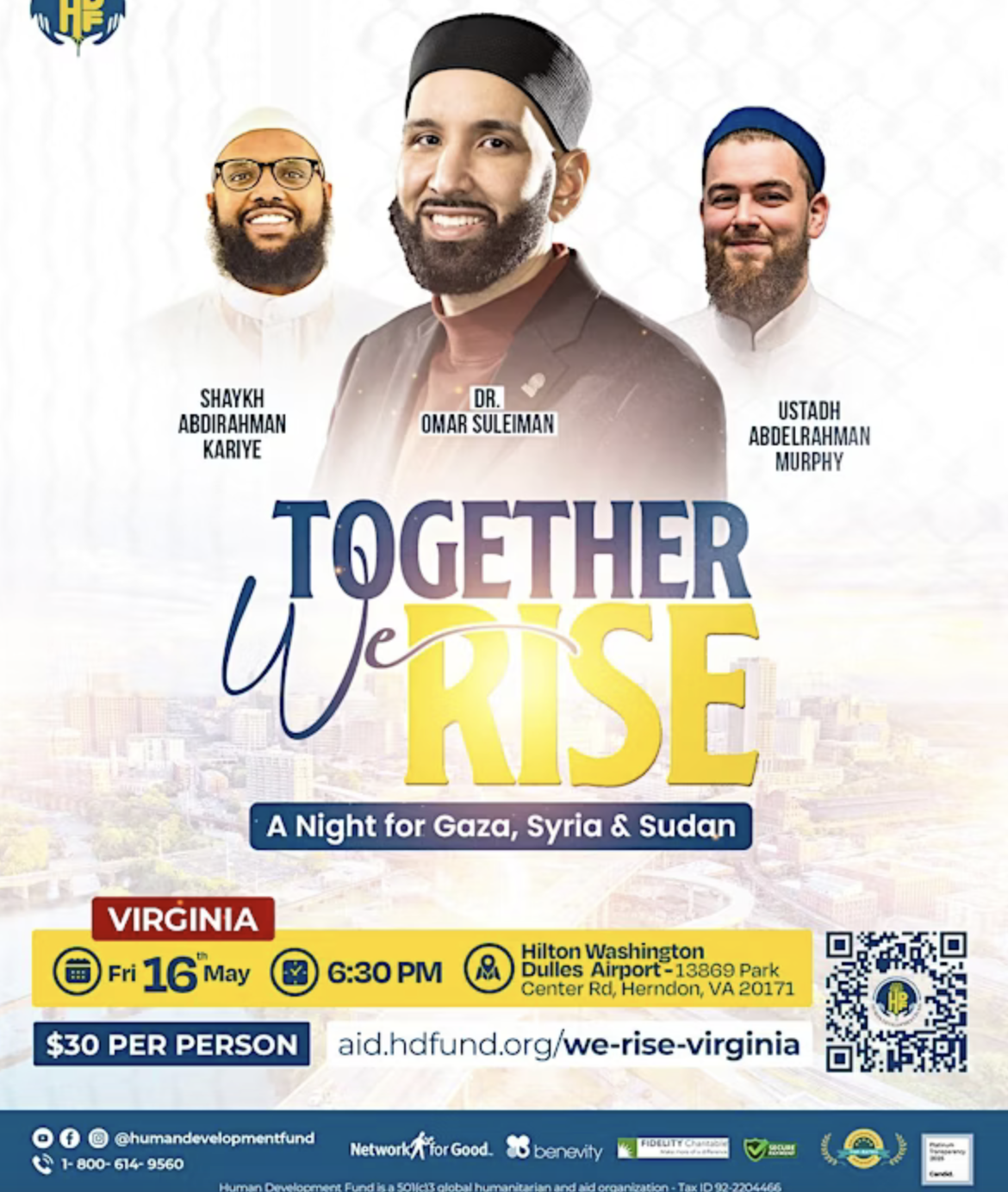 Together We Rise: A Night for Gaza, Syria & Sudan - Virginia